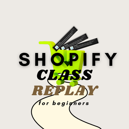 Live Shopify Class Replay